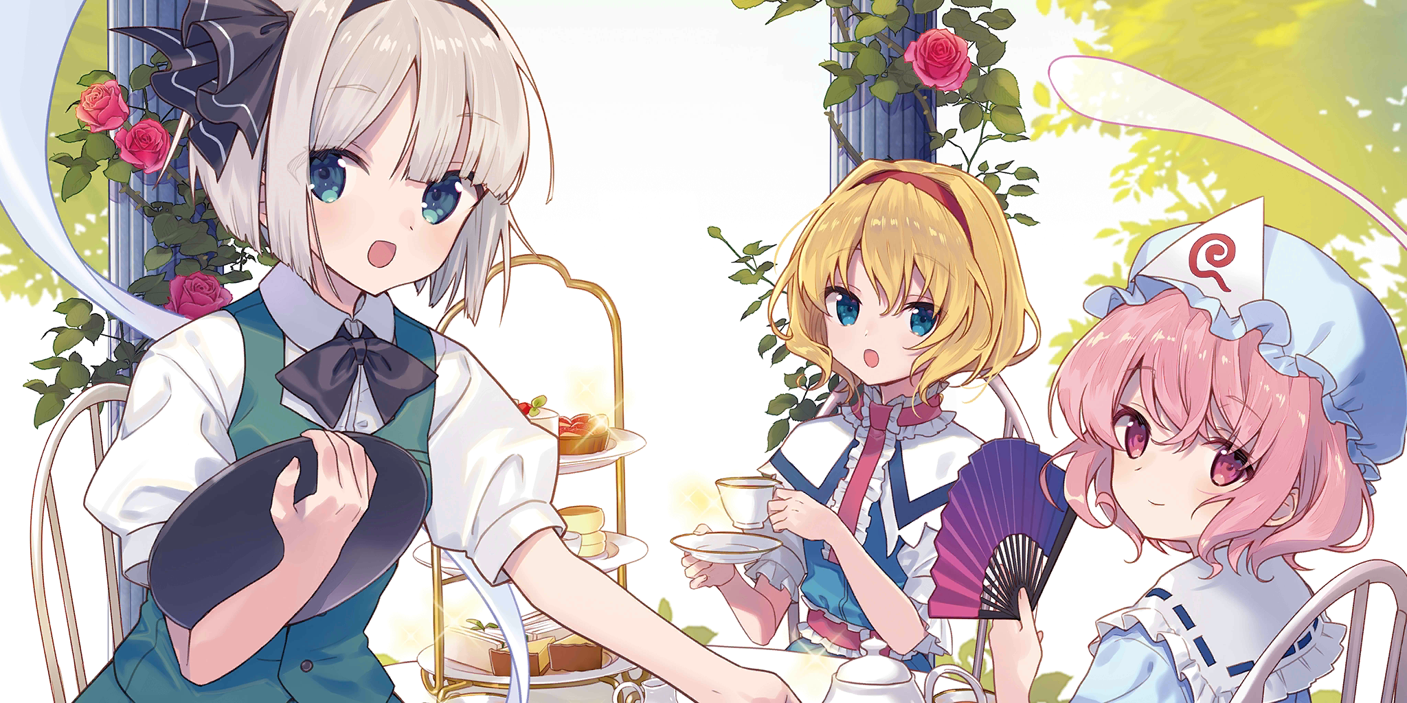 绘卷「“茶会～妖妖梦”Animate咖啡厅版」卡面